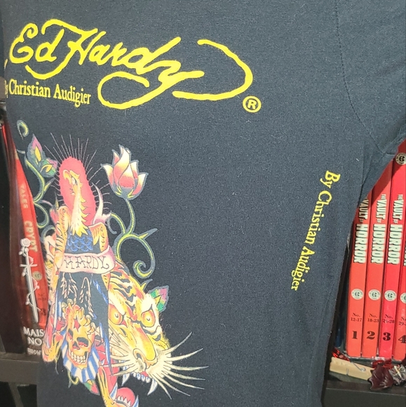 Y2k Ed Hardy by Christian Audigier T-shirt - Picture 4 of 9